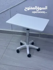  11 طاولات لابتوب مكتب متحركة بجميع التصاميم خشب قاعدة حديد بعجلات Laptop Desk متوفر بالوان Table mate