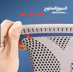  6 مشد الركبه بدعامه سيليكون و طبقه جل مشد ركبه الطبي دعم الركبة و تخفيف الالم مشدات ركبة طبيه