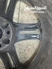  5 جنط مرسيدس اصلي مقاس 18 وكاله مع كوشوك عمر 3 اشهر قابل للبدل بجنط مايباخ