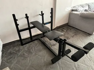  1 Bench press and legs machine - جهاز بنش ورجل