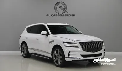  1 Genesis GV80 3.5L 3,570 AED Monthly Installment  Accident Free  7 Seats  Free Insura Ref#U082063