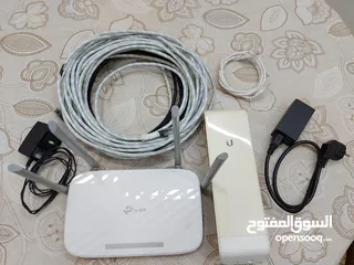  1 منظومة انترنت كاملة نانو M5 وراوتر tplink