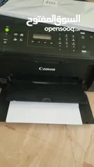  6 طابعة canon ملونة مع سكانر وفاكس ومعبالها حبر بس 130 شيقل