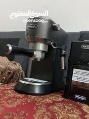  4 ماكينه صنع قهوة مع المطحنه هدية بسعر ممتاز
