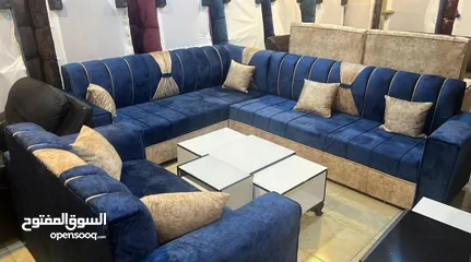  4 طقم كورنر شرحات 7 مقاعد بسعر 155