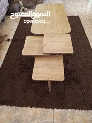  1 طاولات وسجاد بحاله ممتازه
