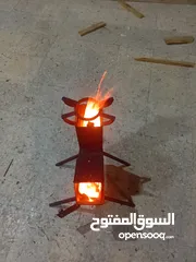 3 موقد حطب للتخييم جديد تفصيل