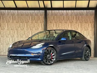  13 TESLA MODEL 3 2022 Performance تيسلا بيرفورمانس دول موتور فحص كامل