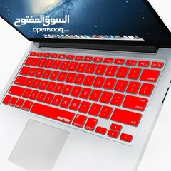  3 واقي لحماية لوحة مفاتيح ابل بالوان مختلفه لكافة انواع لاب توبات ابل انجليزي و عربي