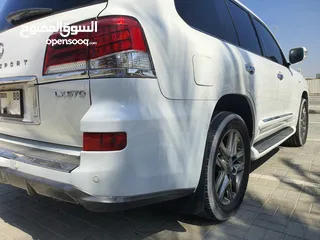  5 لكززس LX570 موديل 2010 محول 2015 اول مالك خليجي