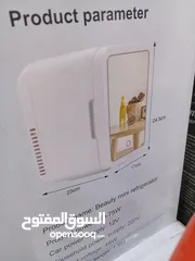  6 ثلاجه بيبي متنقل داخل المنزل و السياره  حافظه تبريد  هوائيه بواسطة مروحه داخليه لحفظ الادويه و مكياج