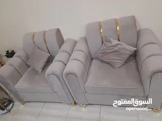 1 7 seater sofa set with carpet
