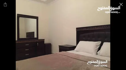  2 شقة مفروشة ارضية مستقلة مقابل صالة ليالي الشرق في طبربور مع حديقة خارجية وكراج