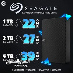  1 Seagate Expansion Portable HDD 4TB - هارديسك من سيجيت !