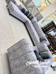  12 طقم كورنر خشب قراط ولاتيه مكفول سنتين اسفنج ضغط قماش وتر بروف. 6مخدات هدية  بفة لكل طقم كن