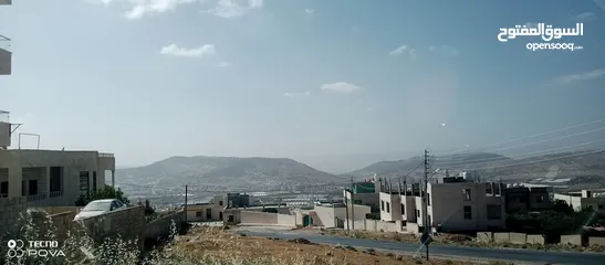  4 أرض للبيع في أبو نصير على شارعين تصلح لبناء فيلا إطلالة رائعة قريبة على شارع الأردن