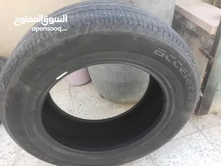  5 كوشوك مستعمل للبيع ياباني نوع بريجيستون فردتين مقاس 15/65/185 و اربع فردات ماليزي مقاس 16/60/215