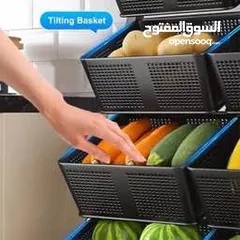  6 سلة ترتيب خضار وفواكه بتصميم عصري وجميل