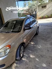  1 هونداي فيرنا 2007 فحص نخب ترخيص تأمين سنه كامله مش ناقصها ولا اشي بالصلاه عالنبي