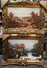 26 براويز وتعليقات وحائط بأقل الاسعار لوحات رسم مرايا غرف سفرة وصالونات وجلوس وأدوات المنزلية يدويا