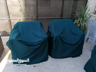 18 كفرات وتر بروف لحماية الرتان والمراجيح والكراسي وعش البلبل والجلسات الخارجية والباربيكيو