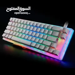  2 womier k66 65% white keyboard