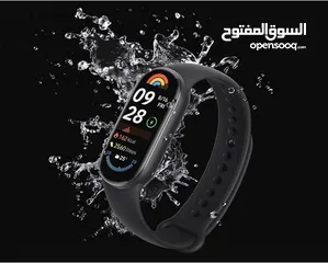  6 شاومي باند 9 الجديد بسعر ممتاز Xiaomi Smart Band 9 Midnight Black