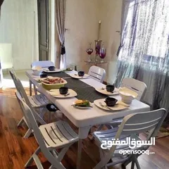  12 طاولات وكراسي طوي بتزبط للرحل والعزايم الكبيرة