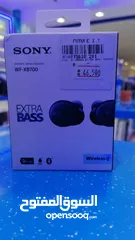  1 sony wf-xb700 wireless stereo headset extra bassسماعة رأس ستيريو لاسلكية WF-XB700 من سوني، صوت جهي