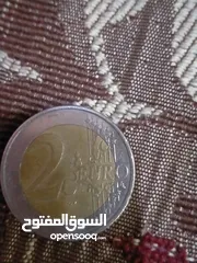  4 عمله معدنيه 2,يورو 2002,للبيع