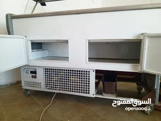  4 ثلاجة عرض أفقية مع فريزر