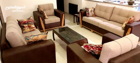  1 طقم كنبايات 7 اشخاص