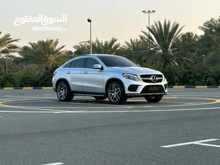  3 مرسيدس GLE  350 موديل 2017 بحالة ممتازة  