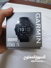  1 جارمن فينيكس Garmin fenix 7X sapphire solar titanium