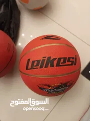  7 طابات كره سله و قدم