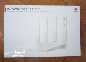  2 Hwawai ax3 6plus wifi  3000mbps
