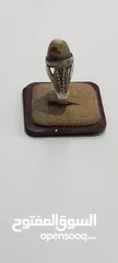  5 خاتم انتيك مرصع بحجر سليماني