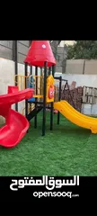  8 العاب خارجية سيفتي بالوان جذابة مراجيح وسحاسيل