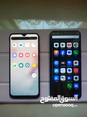  1 جهازين Tecno spark 8t, Samsung A20