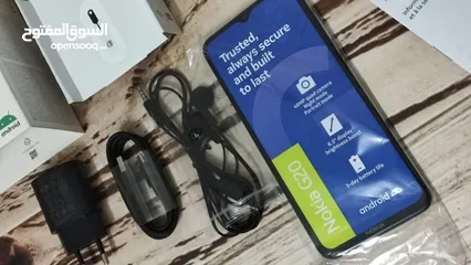  1 موبايل جديد NOKIA G20  NFC EDITION  ذاكرة منتج اصلي مع الضمان مع خاصية NFC
