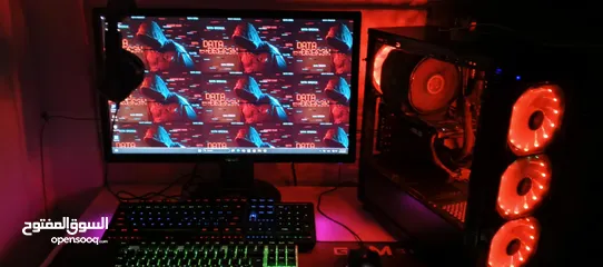  1 PC GAMING سعر 390قابل للتفاوض   للإستفسار على الرقم بلوصف للاعاب ببجي 120فريم بجوده عاليه