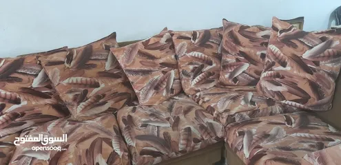  3 طقم كنب كورنر 8 مقاعد مستعمل بحاله جيده جداااا