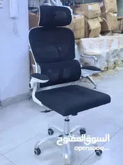  7 جددنا عرضنا كراسي مكتبية بتصاميم طبية وبألوان عصرية Moder Chair مع مميزات دعم لاسفل الظهر وايد متحرك