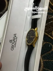  8 ساعة GROVANA اهداء ملكي لون مميز اسود