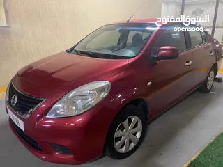  3 Nissan Sunny 2013 - Red Color