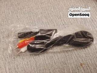  3 PS2 AV CABLE , كيبل ألوان
