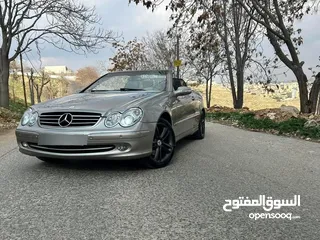  1 Mercedes Benz clk200 بحالة ممتازة2004 W209 avengard comfortable كشف
