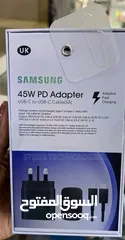  2 Brand New 45w PD charger Type C for Samsung and Apple.