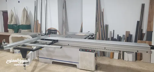  3 صينية حصر 320cm اوتماتيك  عرباية المنيوم  بحالة ممتازة جداً   منجرة / نجارة / حصر / قص / خشب