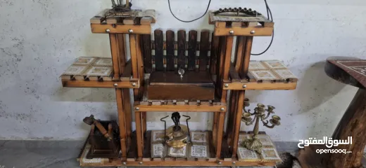  6 اكسسورات وتحف خشبيه